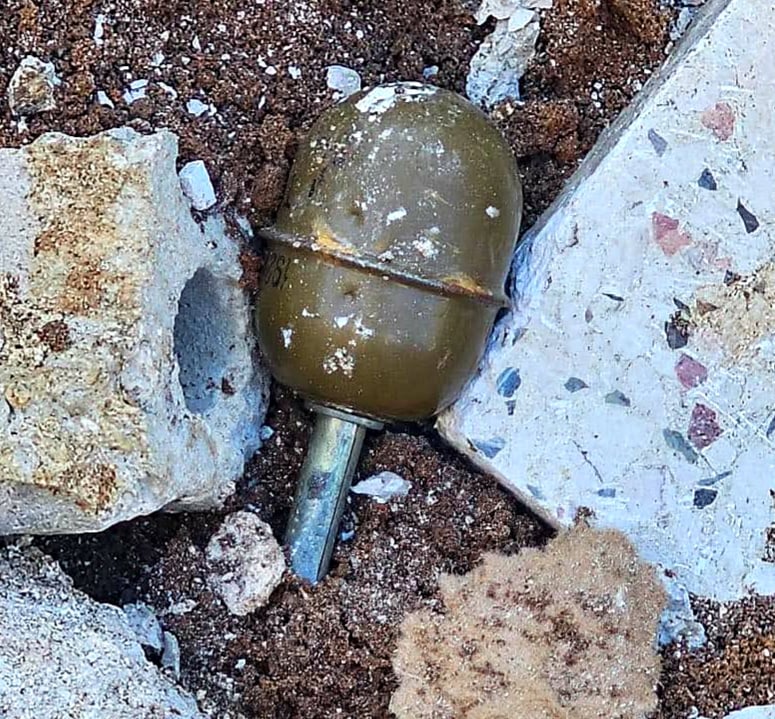 Grenade found on Beddaoui highway Grenade found on Beddaoui highway