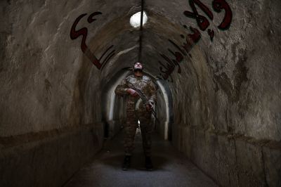 À Damas, des tunnels reliaient le palais présidentiel au QG de la Garde républicaine