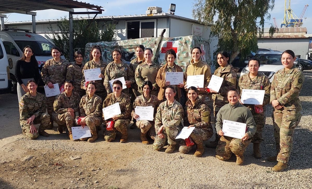 Roads for Life forme des officiers féminins de l’armée libanaise sur le contrôle des hémorragies