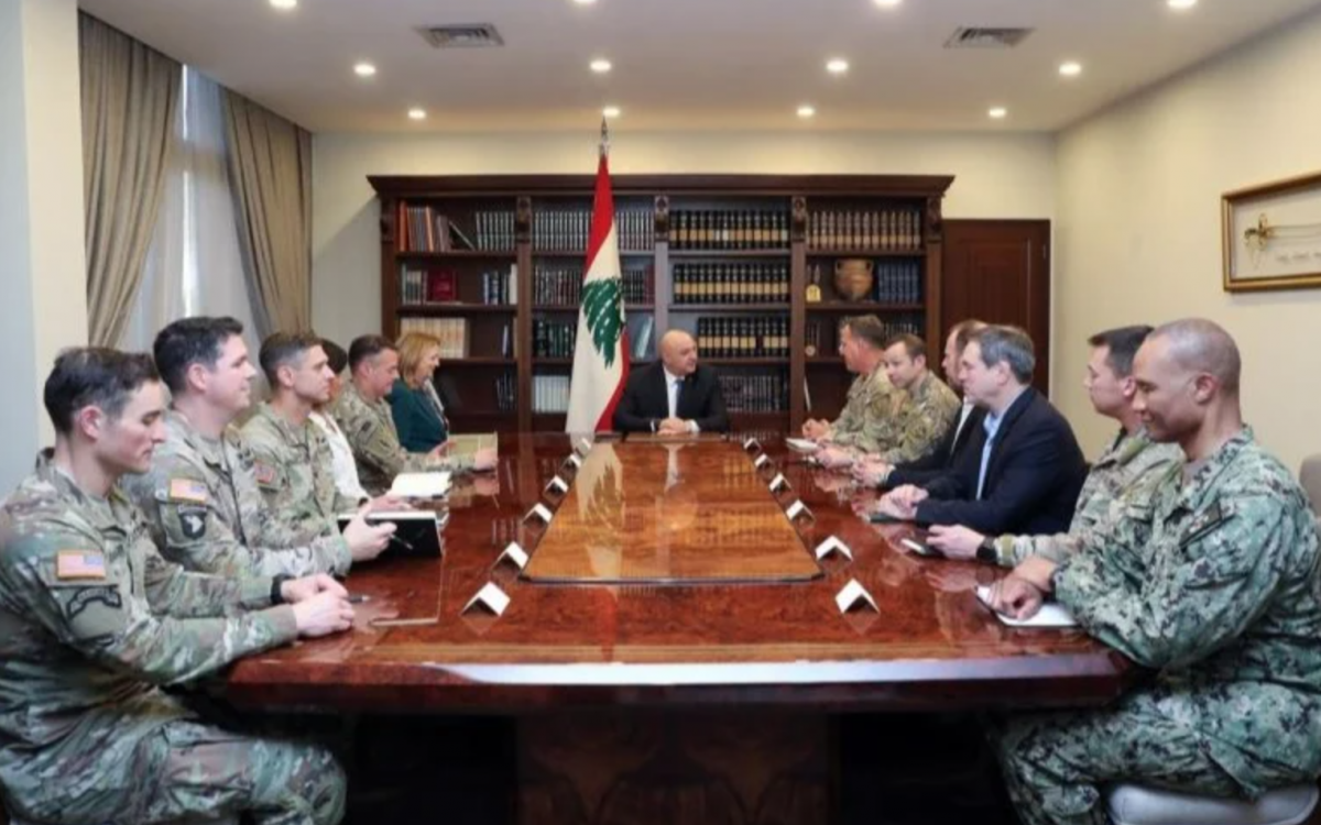 Joseph Aoun receives US military delegation, including head of Centcom