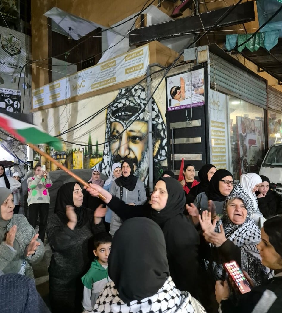Scènes de liesse dans les camps palestiniens du Liban
