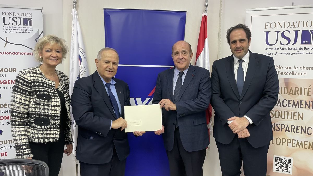 Protocole d’entente du fonds de bourses entre l’USJ et AXA Middle East : un partenariat dans la durabilité