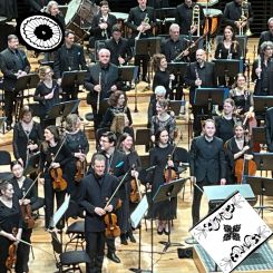 The Pasdeloup Orchestra under the direction of Venezuelan conductor Christian Vasquez with the talented violinist Arnaud Nuvolone as soloist. (Photo courtesy of the artist)