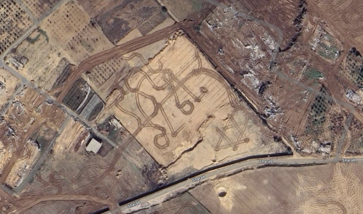 Star of David etched into a Gaza farmland: Israeli army's new 'expression'