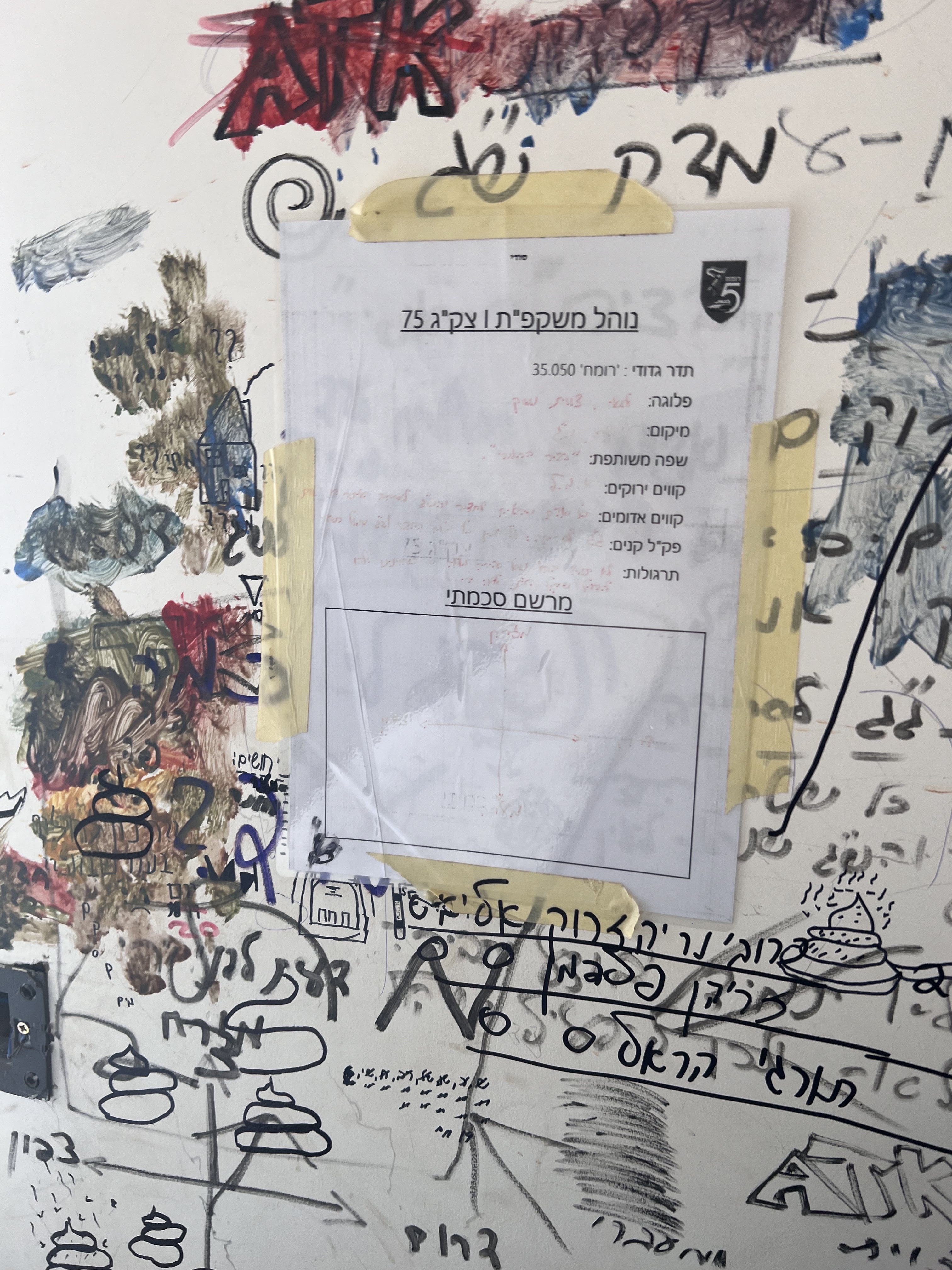 A zoom-in on what seems like a military document.
