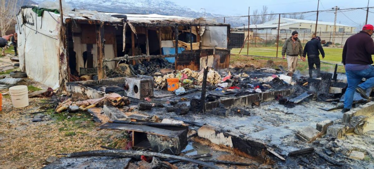 Syrian girl dies in Bekaa refugee camp fire