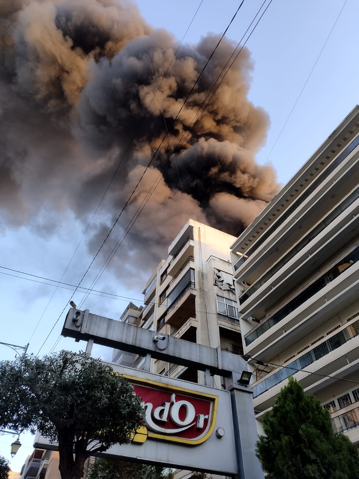 Several cases of asphyxiation in massive fire near Tripoli