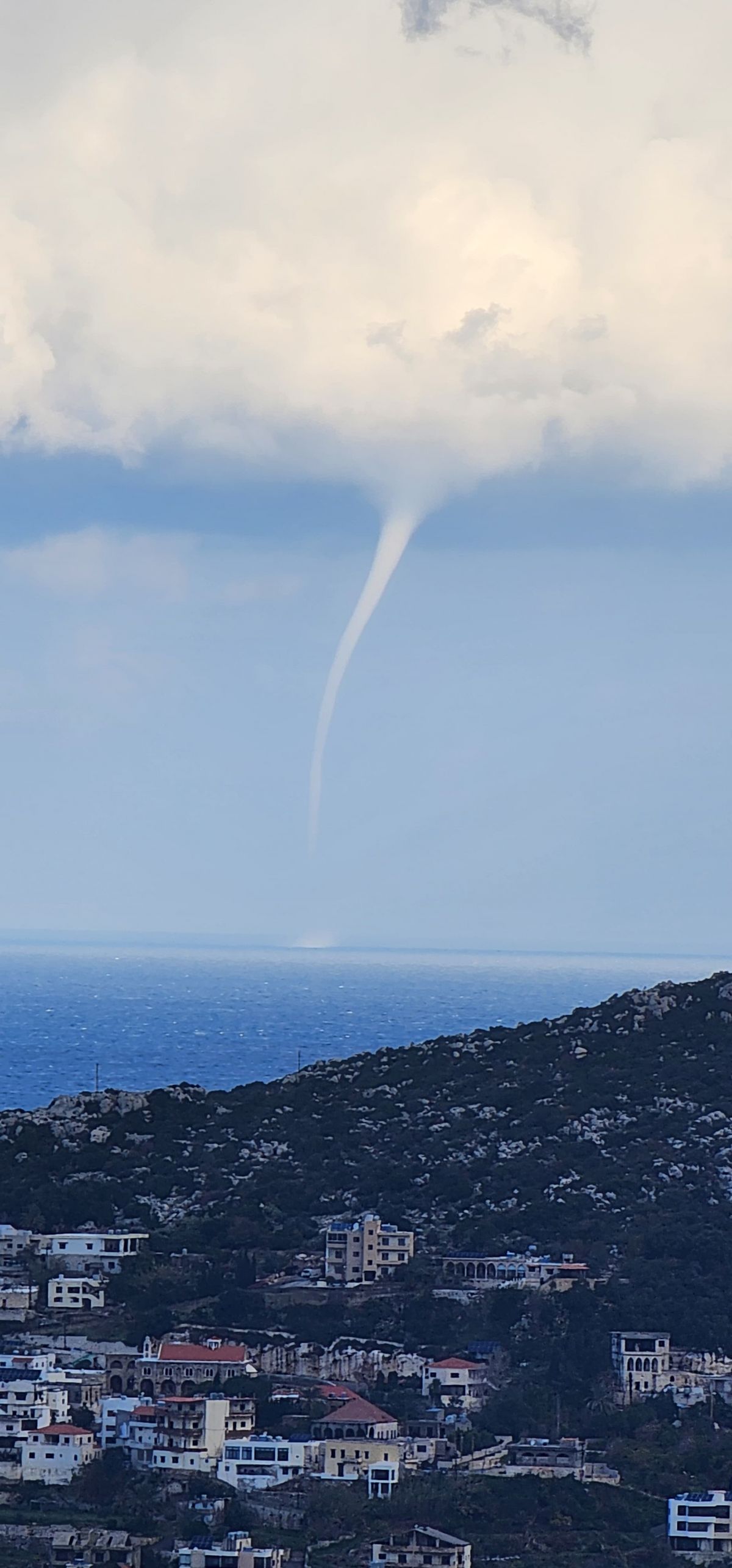 Waterspout seen off Batroun coast Waterspout seen off Batroun coast