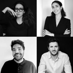 Le Collective for Architecture Lebanon, de gauche à droite et de haut en bas : Shereen Doummar, Lynn Chamoun, Édouard Souhaid et Élias Tamer. Photos DR