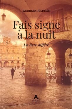 En illustration de la couverture de son roman, une vue de la Plaza Mayor à Salamanque, prise par Georges Haddad. Photo DR