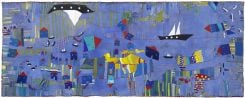 « Le Grand bleu » , 2012. Collection privée. Avec l'aimable autorisation du Fonds Huguette Caland