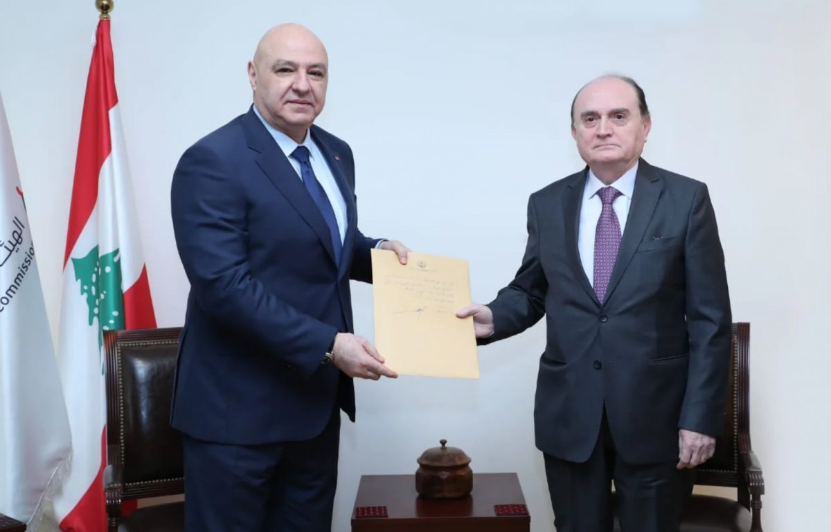 Joseph Aoun files his asset declaration with anti-corruption commission