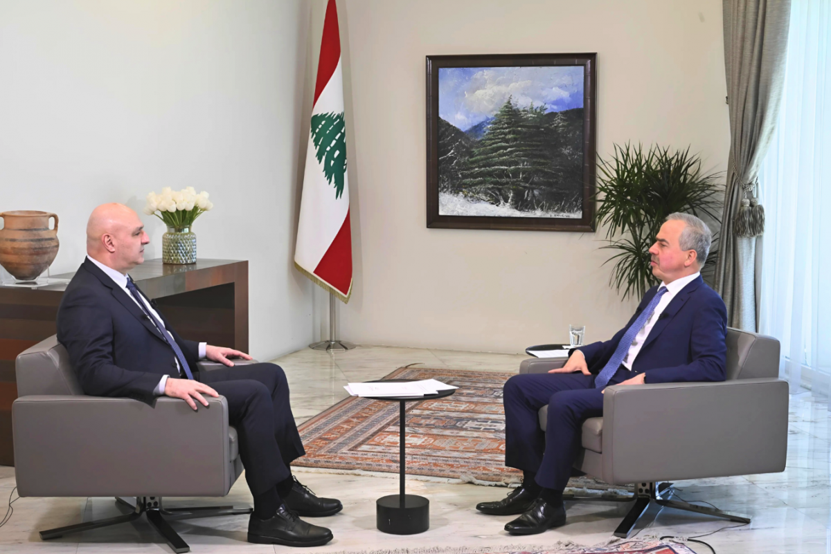 Monopoly of arms, Joseph Aoun's leitmotif