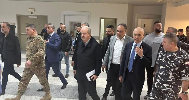 Les ministres Jaber, Rassamni et Hajjar en visite à  l'AIB
