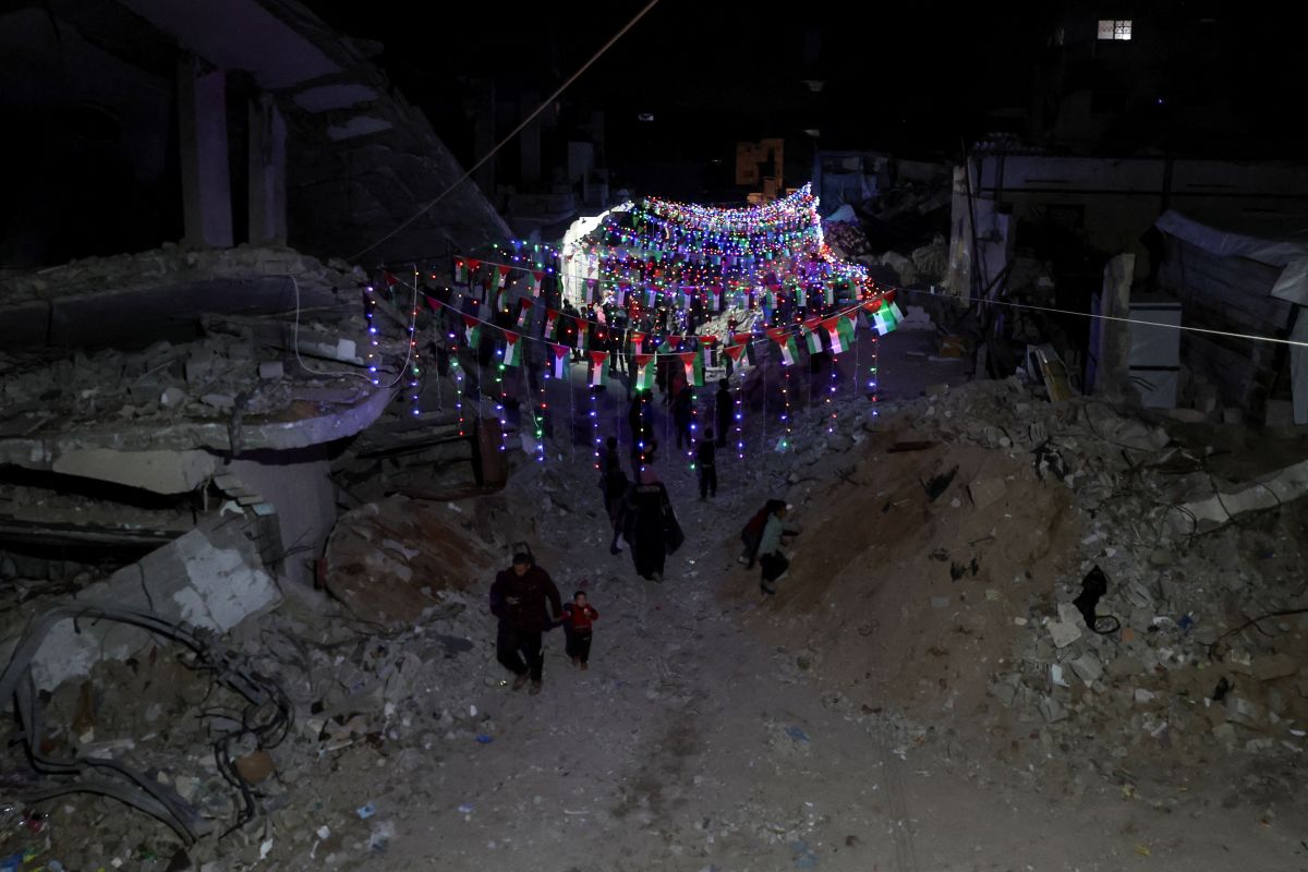 Les Palestiniens de Gaza se préparent à célébrer le mois de Ramadan