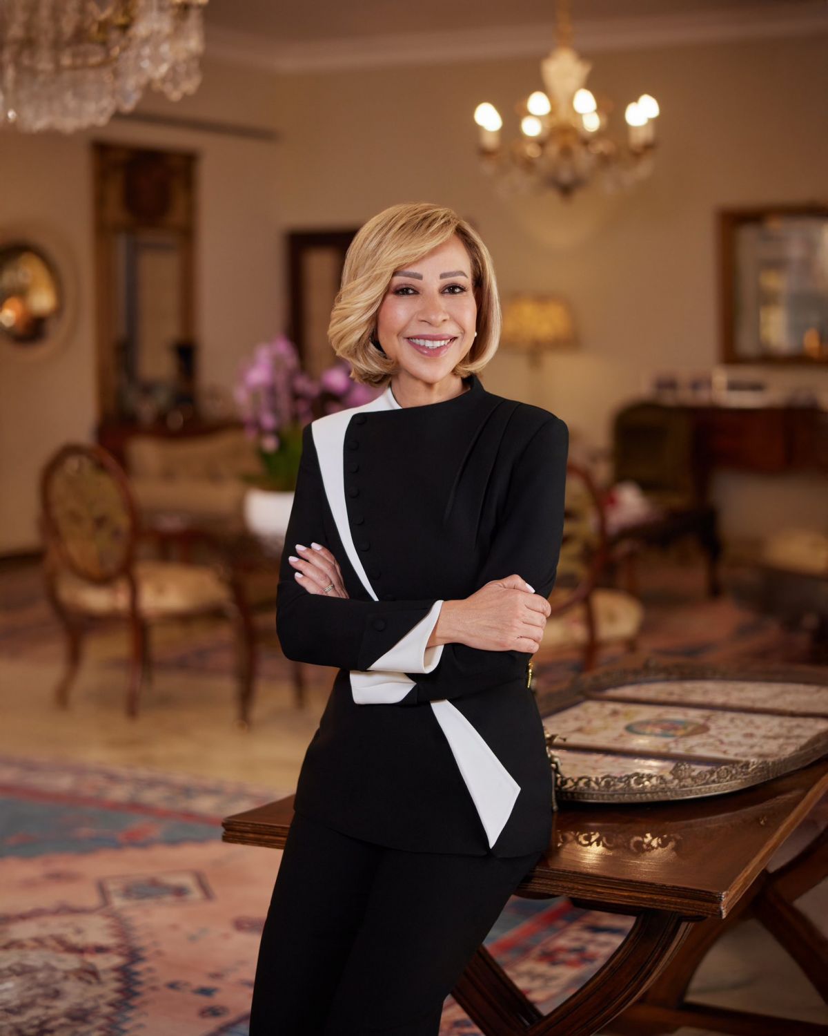 Neemat Aoun en visite à New York pour une réunion de l'ONU sur le statut de la femme Neemat Aoun en visite à New York pour une réunion de l'ONU sur le statut de la femme