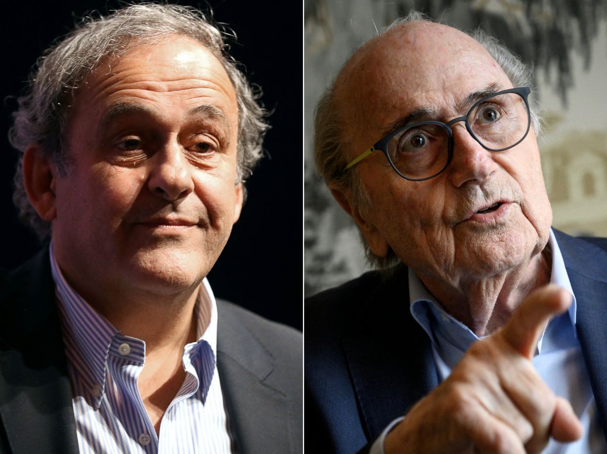 Accusés d'avoir escroqué la Fifa, Platini et Blatter comparaissent en appel