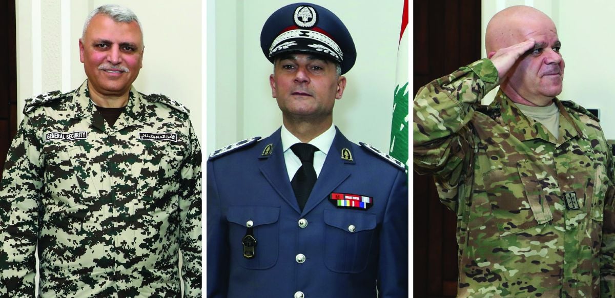 Who are the new heads of Lebanon's security services?