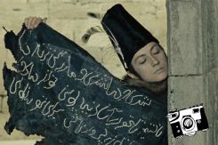 A still from Sergei Parajanov’s 1969 feature ‘Sayat Nova’ (The Color of Pomegranates), the closing film of the AIF cycle. (Courtesy Nour Ouayda)