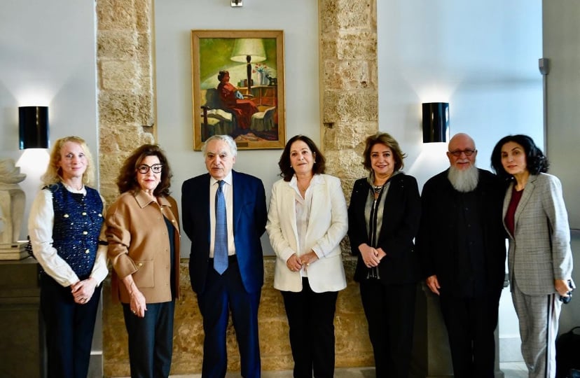 Ghassan Salamé reçoit une délégation du Festival de Baalbeck