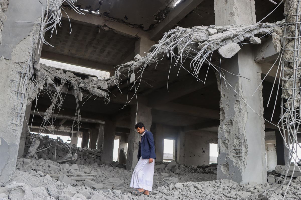 Houthis say US warplanes carried out 17 strikes in Yemen Houthis say US warplanes carried out 17 strikes in Yemen