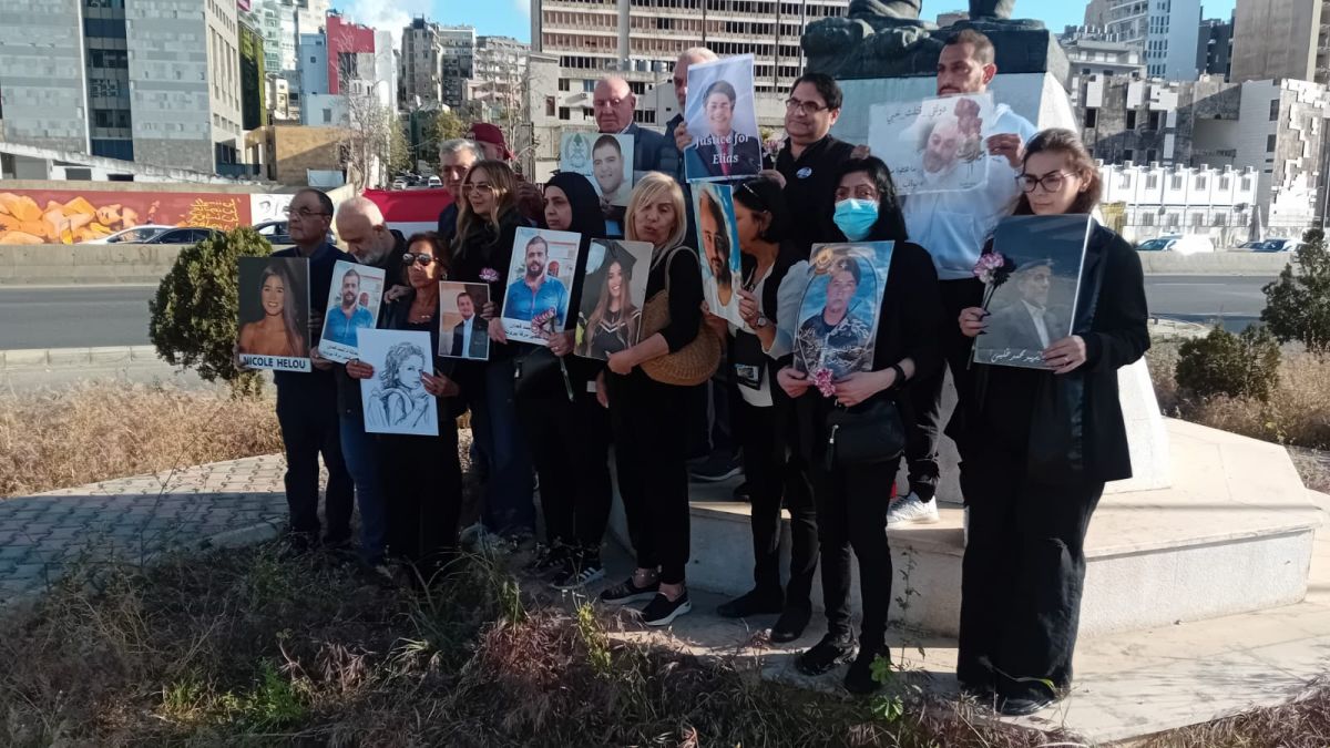 Des proches des victimes de l'explosion au port de Beyrouth appellent les témoins à se présenter devant la justice