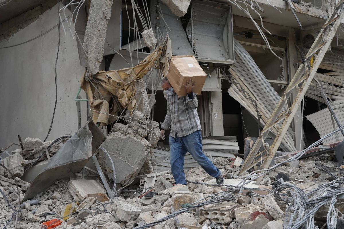 The rubble clearance contract was awarded through an opaque process, according to the Financial Times The rubble clearance contract was awarded through an opaque process, according to the Financial Times
