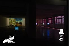 Installation view of ‘Someone Chewing,’ 2025. (Courtesy Sfeir-Semler Karantina, Beirut)