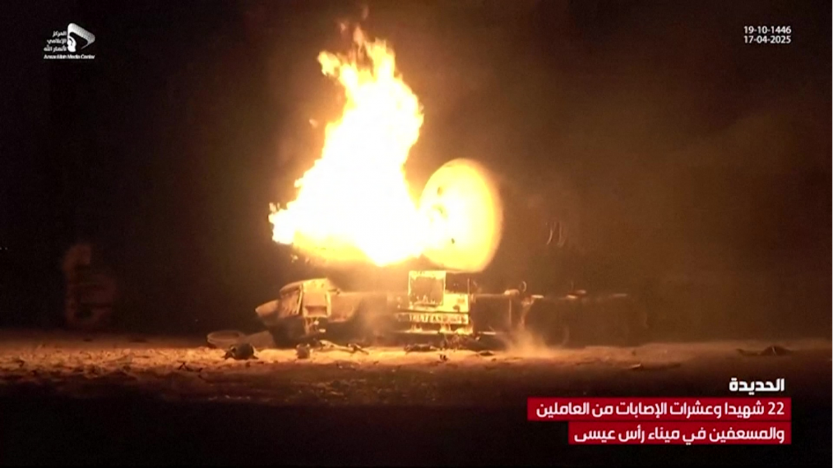 US bombs Houthi oil port, kills 74, injures over 170