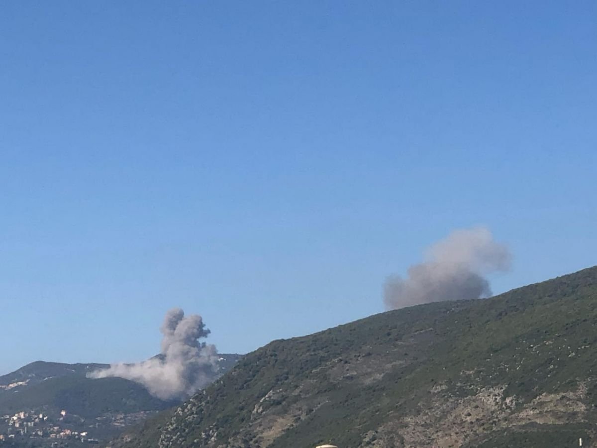 Series of violent Israeli strikes on Nabatieh, Israeli army claims Hezbollah members targeted Series of violent Israeli strikes on Nabatieh, Israeli army claims Hezbollah members targeted