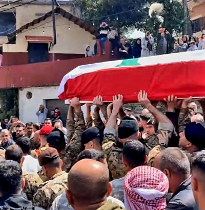 L'armée rend un dernier hommage au lieutenant Zeitoun et aux deux soldats tués à Breiké