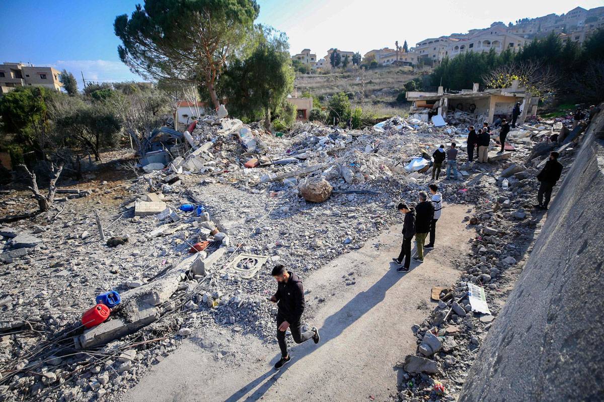 Head of Council for the South tours Bint Jbeil villages, oversees debris removal, infrastructure restoration Head of Council for the South tours Bint Jbeil villages, oversees debris removal, infrastructure restoration