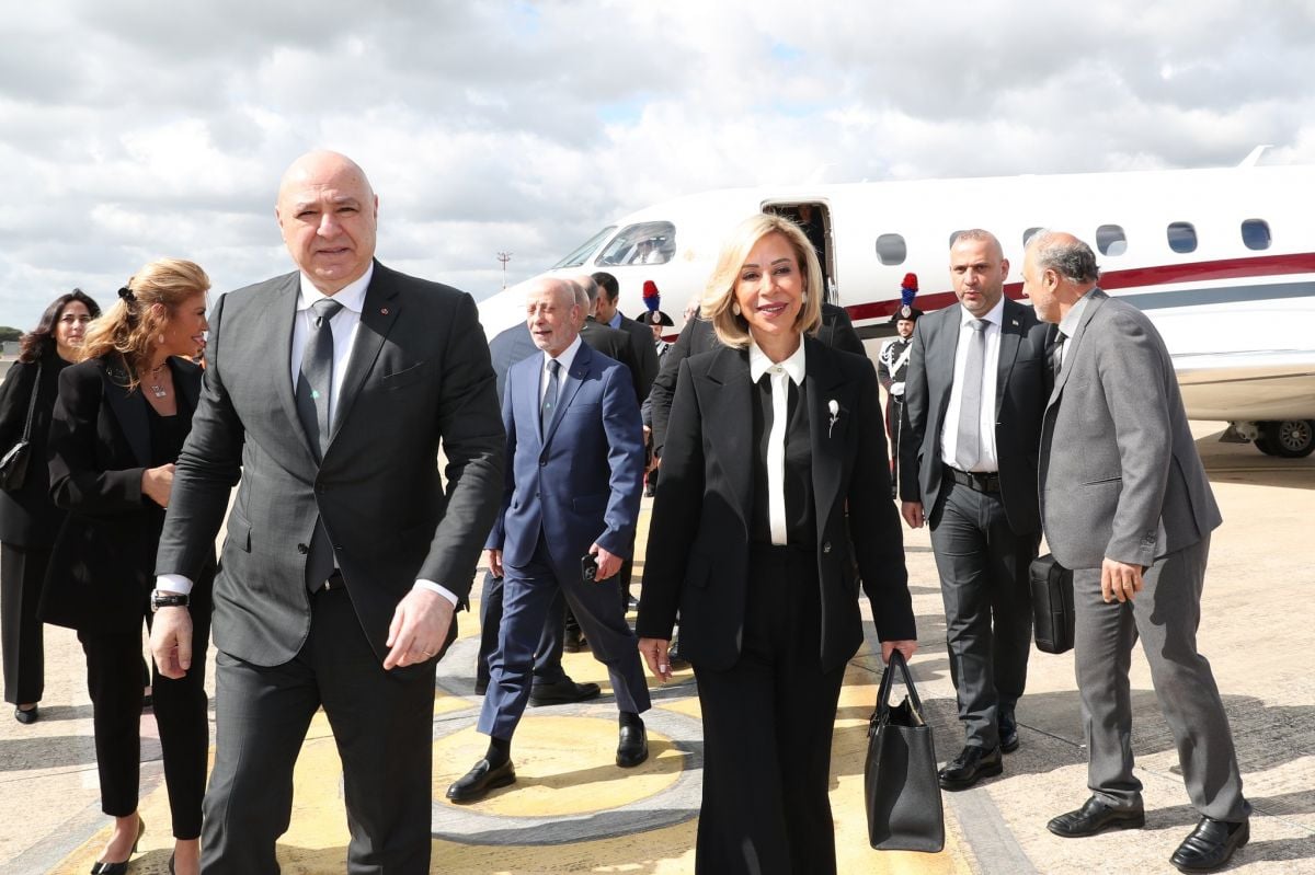 Le président Aoun et la Première dame à Rome pour assister aux funérailles du pape François Le président Aoun et la Première dame à Rome pour assister aux funérailles du pape François