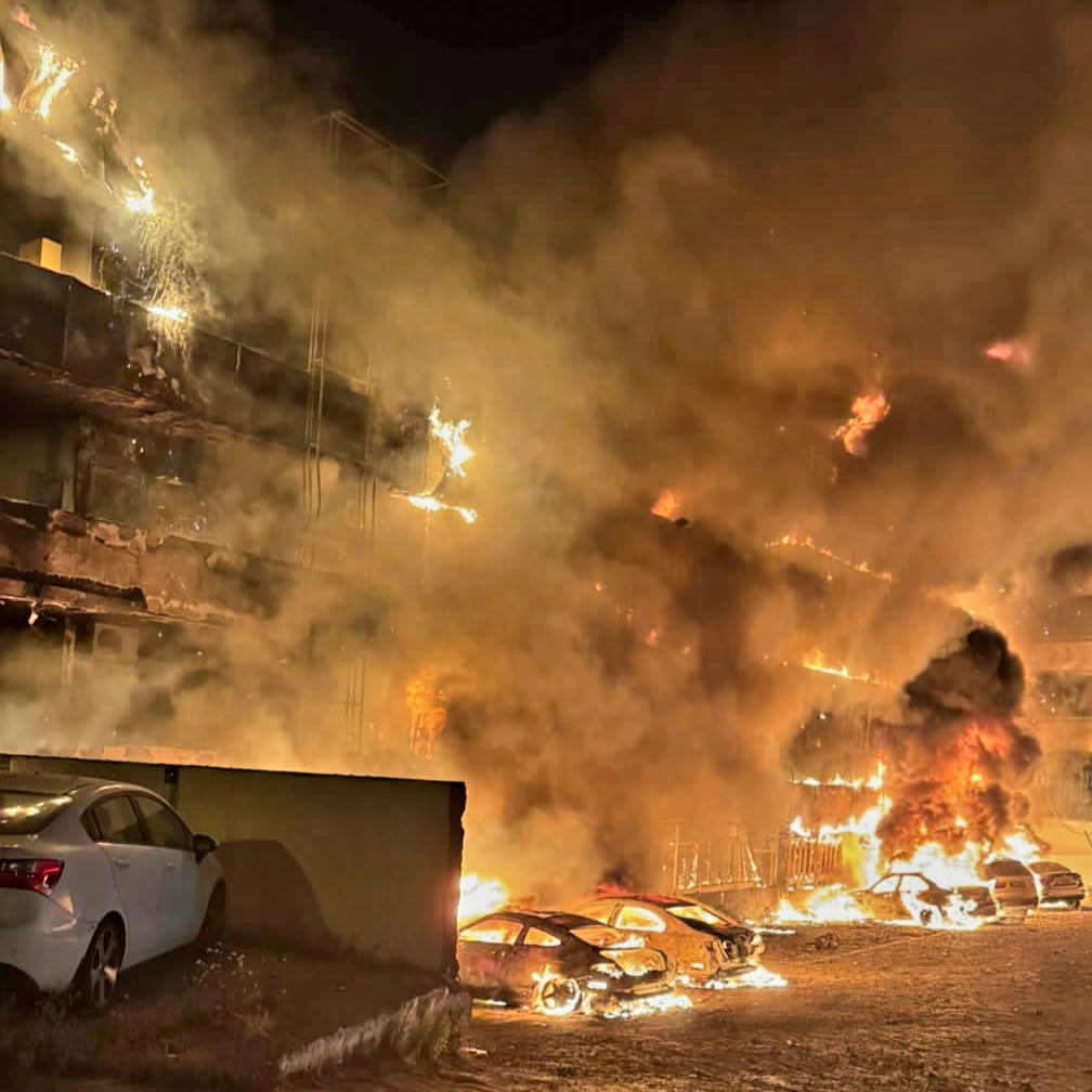 Fire ravages coastal complex in Tripoli Fire ravages coastal complex in Tripoli