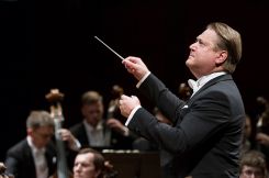 Alexander Sladkovsky salutes the genius of Tchaikovsky. Photo courtesy of the owner.