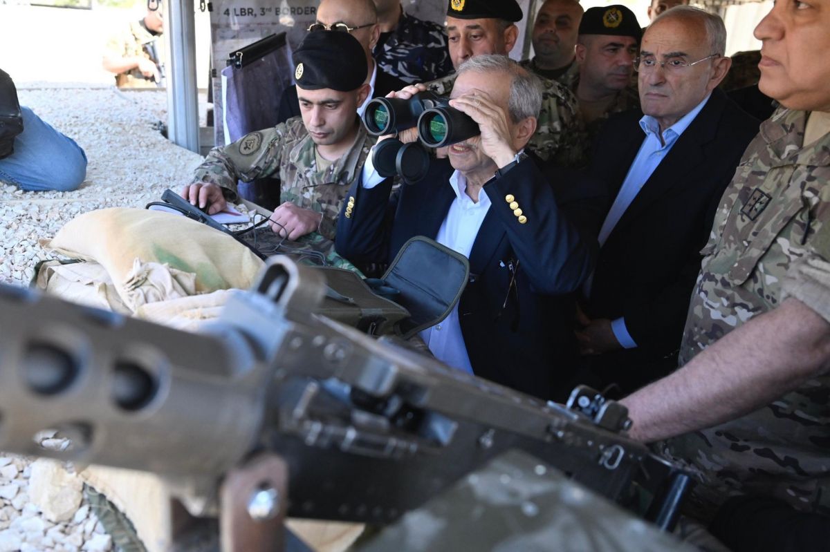 Nawaf Salam depuis la frontière avec la Syrie : L’armée libanaise est le rempart de la nation Nawaf Salam depuis la frontière avec la Syrie : L’armée libanaise est le rempart de la nation