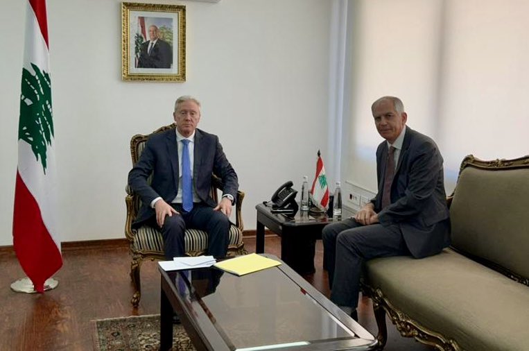 French ambassador hands over French archival documents to Rajji on Syria-Lebanon border
