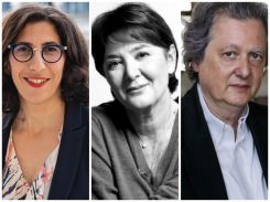 Rima Abdul Malak, Dominique Eddé, and Pierre Haski. Photos DR
