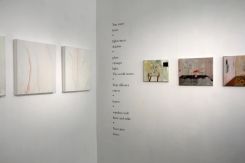 Les œuvres de Afaf Zurayk et d’Amy Todman exposées à Paris. Photos DR