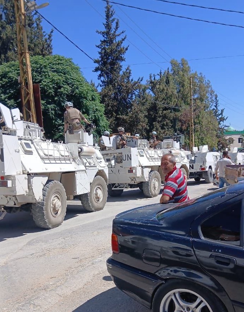 UNIFIL patrol in south Lebanon resumes after blockade amid local tensions UNIFIL patrol in south Lebanon resumes after blockade amid local tensions