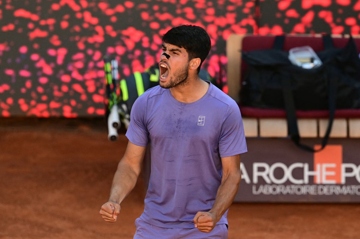 Carlos Alcaraz remporte le Masters 1000 de Rome en battant Jannik Sinner Carlos Alcaraz remporte le Masters 1000 de Rome en battant Jannik Sinner