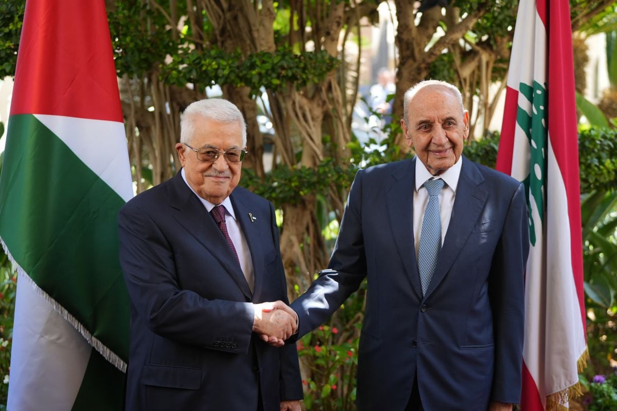 Abbas meets with Berri, Salam on second day of Lebanon tour Abbas meets with Berri, Salam on second day of Lebanon tour