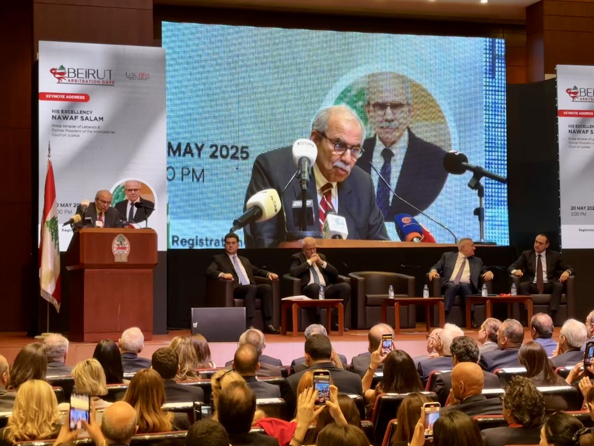 Nawaf Salam espère positionner Beyrouth comme un « hub » de l’arbitrage Nawaf Salam espère positionner Beyrouth comme un « hub » de l’arbitrage