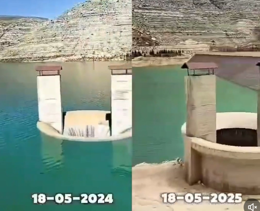 Chabrouh dam in Faraya stored only 30% of its capacity this year Chabrouh dam in Faraya stored only 30% of its capacity this year