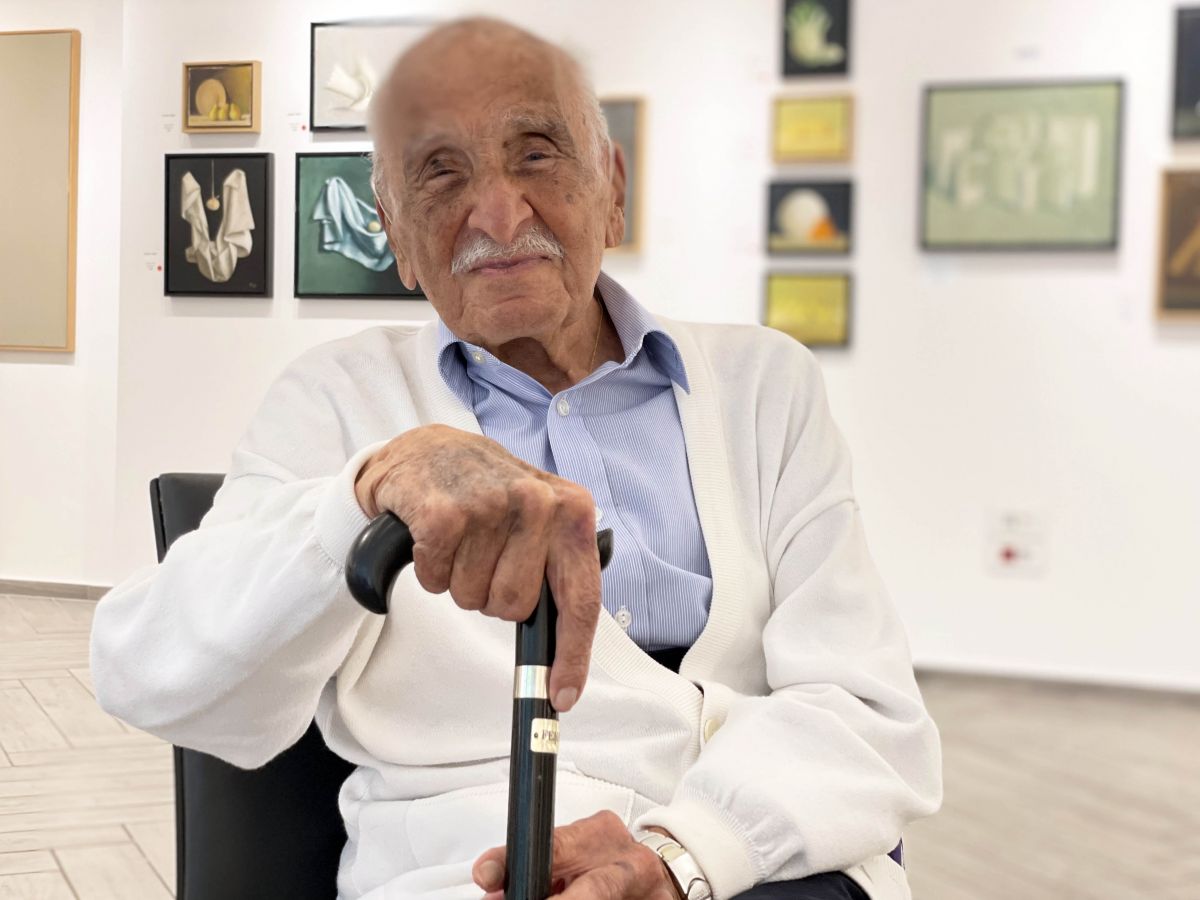 At 103, Samir Tabet wishes he could have been a painter