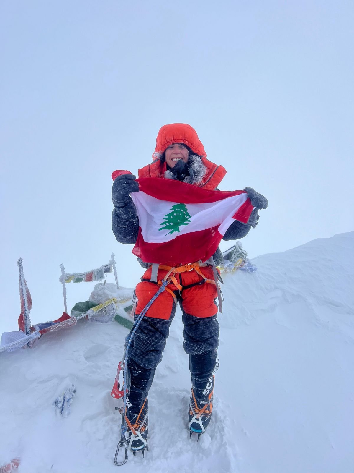 Lebanese mountaineer Nelly Attar, first Arab woman to climb Kangchenjunga