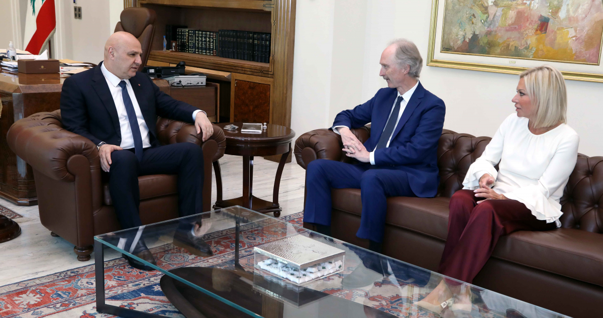 Aoun during meeting with UN envoy: Syrian refugee issue is top priority for Lebanon Aoun during meeting with UN envoy: Syrian refugee issue is top priority for Lebanon