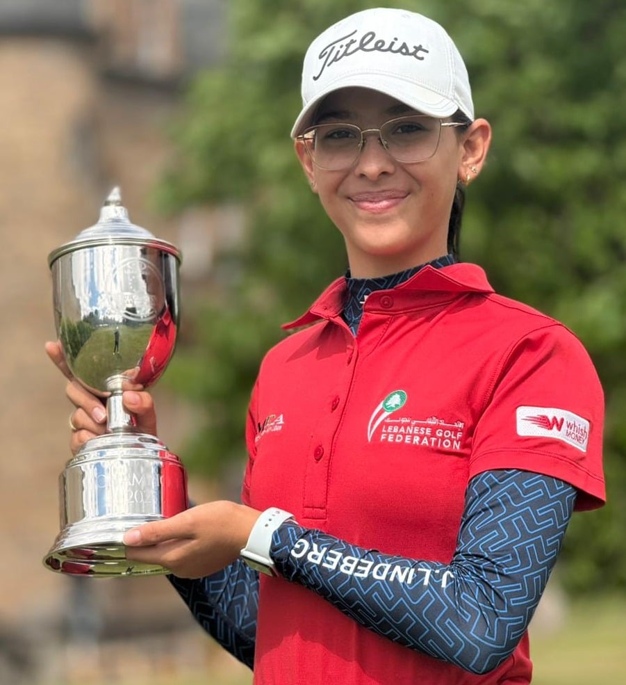 At 15, Lara Bakhour makes Lebanese golf history