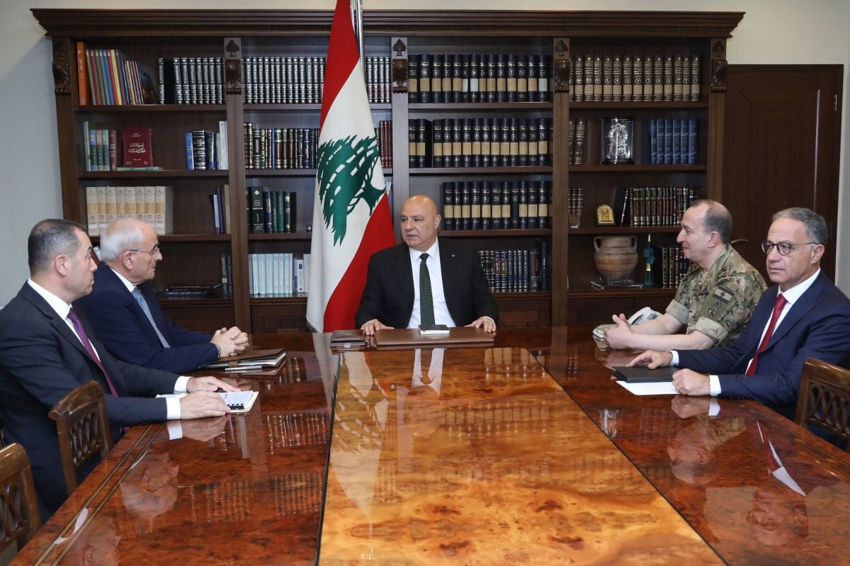 Security meeting led by Joseph Aoun over Israeli violations and disarmament of camps