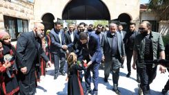 Ahmad el-Chareh lors de sa visite à Deraa, le 6 juin 2025. Photo tirée de la chaîne Telegram de la présidence syrienne